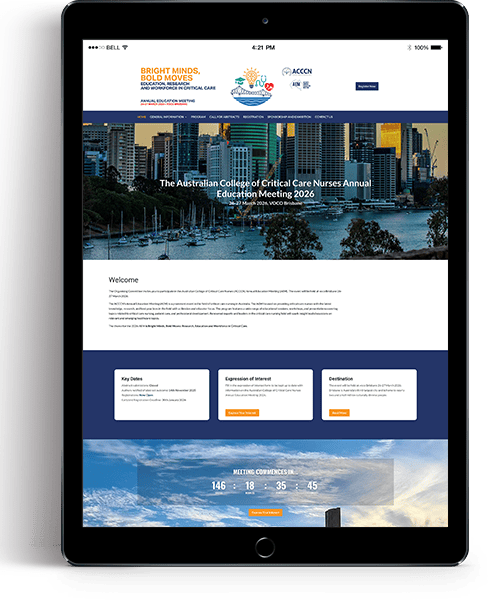 5th Australian Bee Congress Web Design